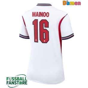 England Kobbie Mainoo #16 Replik Heimtrikot Damen WM 2026 Kurzarm